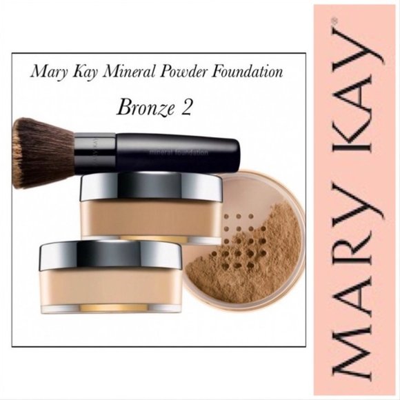 Bronze 3 Mary Kay Mineral Powder Foundation -  Recently Discontinued - Picture 7 of 8